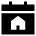 Interface Calendar Home icon - Free transparent PNG, SVG. No Sign up needed.