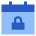 Interface Calendar Lock icon - Free transparent PNG, SVG. No Sign up needed.