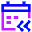 Past Event Previous Icon from Sharp Neon Set