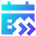 Upcoming Event Next Icon from Sharp Gradient Set