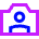 Camera Photo Front Icon from Sharp Neon Set