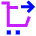 Cart Checkout Icon from Sharp Neon Set