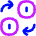 Coin Swap Money Currency Exchange Icon from Flex Neon Set