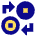 Coin Swap Money Currency Exchange Icon from Sharp Pop Set