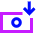 Money Incoming Profit Icon from Sharp Neon Set