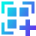Qr Code Add Generate Icon from Sharp Gradient Set