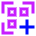 Qr Code Add Generate Icon from Sharp Neon Set