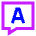 Chat Bubble Answer Icon from Sharp Neon Set