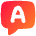 Chat Bubble Answer Icon from Flex Gradient Set