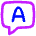 Chat Bubble Answer Icon from Flex Neon Set