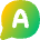 Chat Bubble Answer Circle Icon from Flex Gradient Set