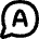 Chat Bubble Answer Circle Icon from Flex Remix Set