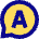 Chat Bubble Answer Circle Icon from Sharp Pop Set