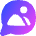 Chat Bubble Mms Media Photo Circle Icon from Flex Gradient Set
