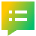 Chat Bubble Notes Icon from Sharp Gradient Set
