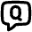Chat Bubble Question Icon from Flex Remix Set