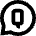 Chat Bubble Question Circle Icon from Sharp Remix Set
