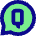 Chat Bubble Question Circle Icon from Sharp Pop Set