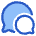Chat Two Bubbles Oval