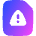 Sim Card Alert Icon from Flex Gradient Set