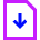 Sim Card Download Eject Icon from Sharp Neon Set