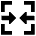 Table Cell Merge Icon from Sharp Remix Set