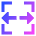 Table Cell Split Icon from Sharp Gradient Set