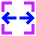 Table Cell Split Icon from Sharp Neon Set