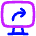 Desktop Screen Share Icon from Flex Neon Set
