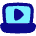 Laptop Live Tv Icon from Flex Pop Set