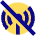 Signal Disconnected Icon from Sharp Pop Set