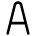 A Icon from Typeface - Free Set