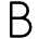 B icon - Free transparent PNG, SVG. No sign up needed.