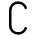 C Icon from Typeface - Free Set