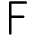 F Icon from Typeface - Free Set