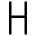 H icon - Free transparent PNG, SVG. No sign up needed.