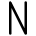 N Icon from Typeface - Free Set