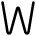 W Icon from Typeface - Free Set