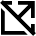 Arrow Open In New Off Icon from Sharp Remix Set