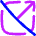 Arrow Open In New Off Icon from Flex Neon Set