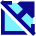 Triangle Arrow Open In New Off Icon from Sharp Pop Set