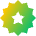 Badge Award Star Icon from Sharp Gradient Set