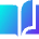 Book Flip Next Page Icon from Sharp Gradient Set