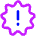 Badge Alert Icon from Flex Neon Set