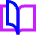 Book Flip Previous Page Icon from Sharp Neon Set