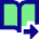 Book Flip Previous Page Arrow Icon from Sharp Pop Set