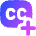 Content Close Caption Add Icon from Flex Gradient Set