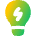 Content Insight Idea Trivia Icon from Flex Gradient Set