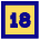 Content Rating 18 Up Icon from Sharp Pop Set