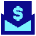 Mail Newsletter Paid Subscription Icon from Sharp Pop Set